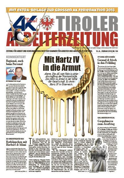 © AK Tirol Tiroler Arbeiterzeitung - Ausgabe Februar 2018